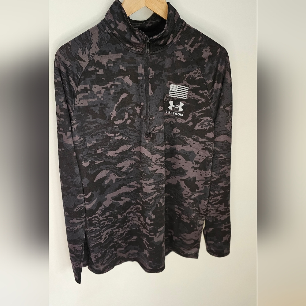 NWT Under Armor 3/4 Zip Shirt